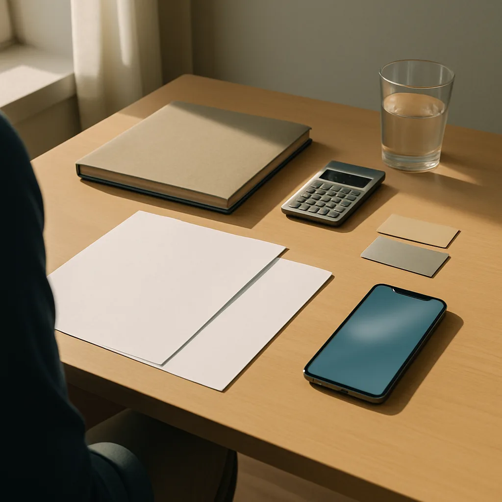 Organizing blank timeshare rental agreements and payment records for contract review