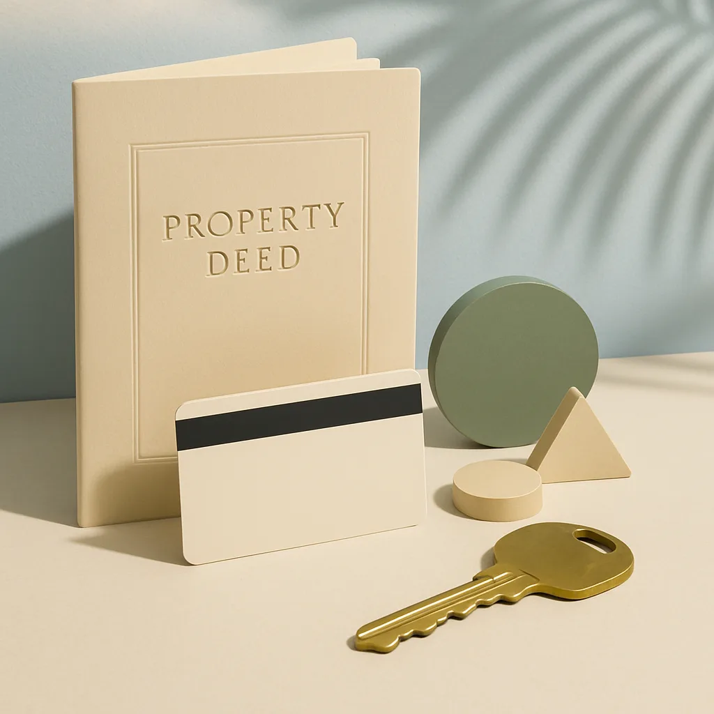 Documents and points representing Florida deeded and points-based timeshare interests