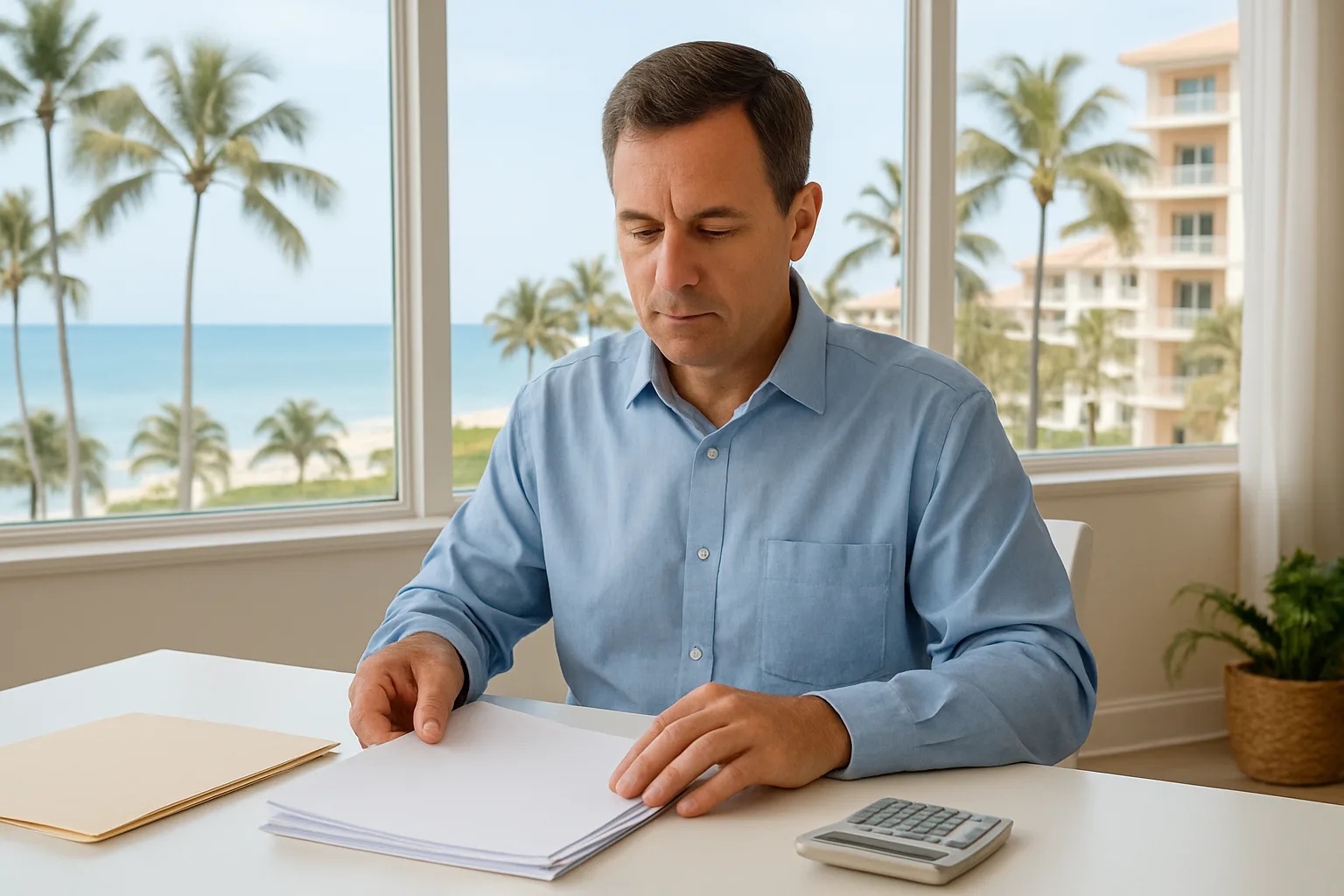 Florida timeshare association records organized by an owner in a Boca Raton resort setting