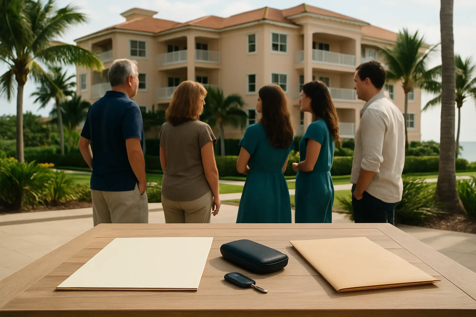 Family reviewing responsibility for a Florida timeshare after the owner dies in Boca Raton